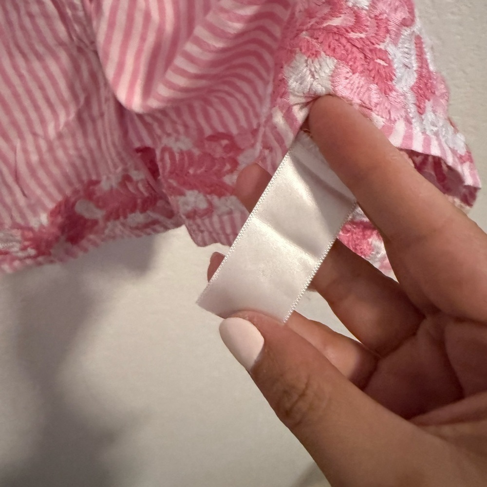 J. Marie// EUC Pink Striped Women's Pajama Set - Picture 4 of 8